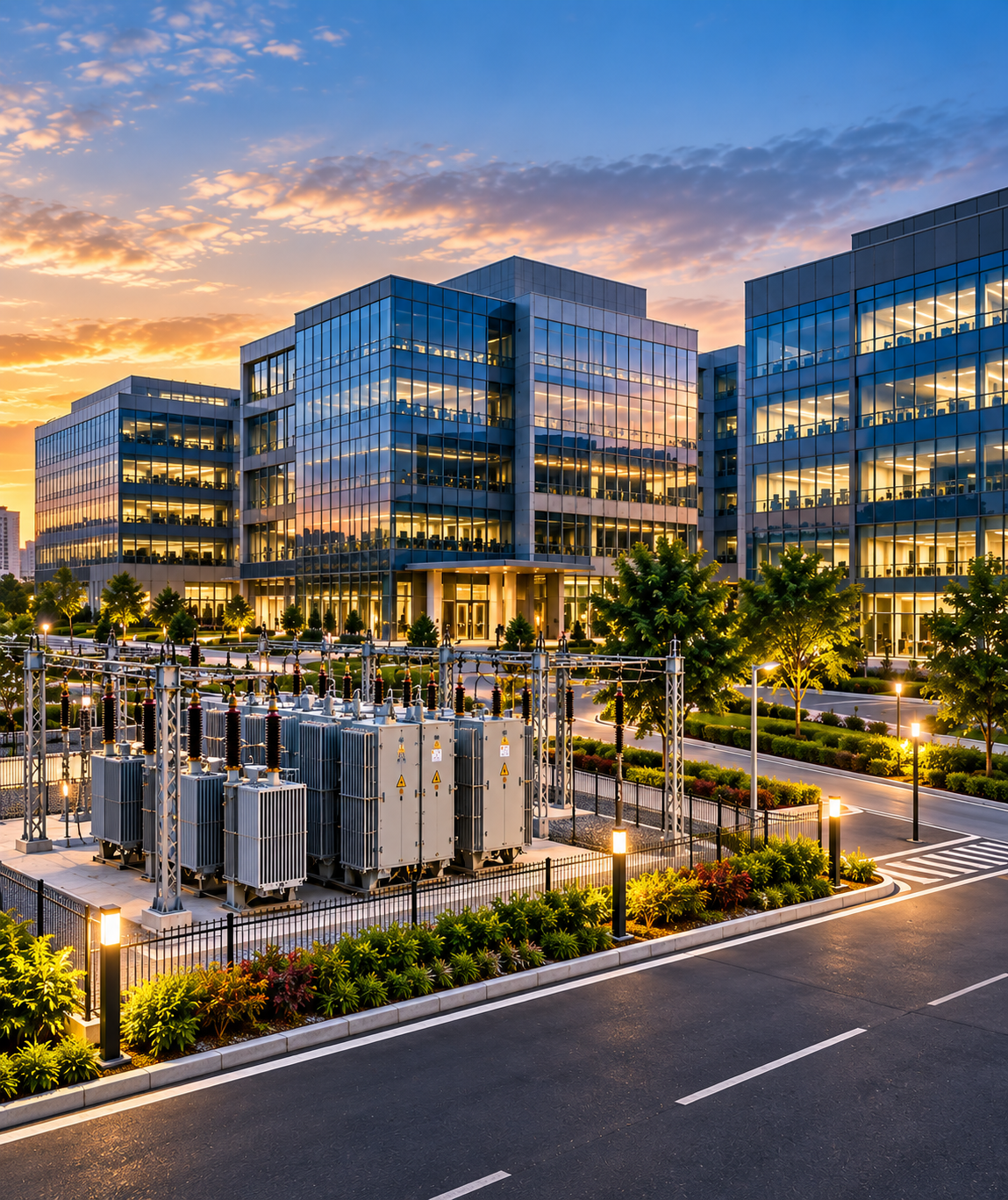 Commercial campus HT distribution
